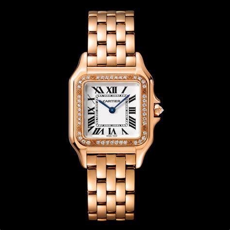 cartier panthere diamond watch.